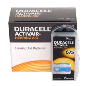 Duracell Hearing Aid Batteries 13 box