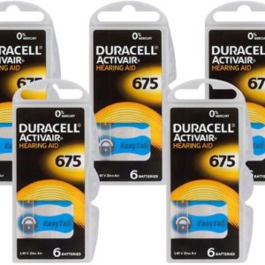 Duracell Hearing Aid Batteries 675